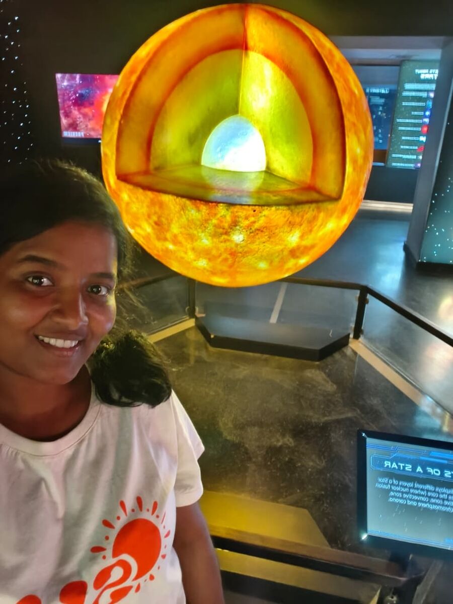Beside a model of Earth's interior