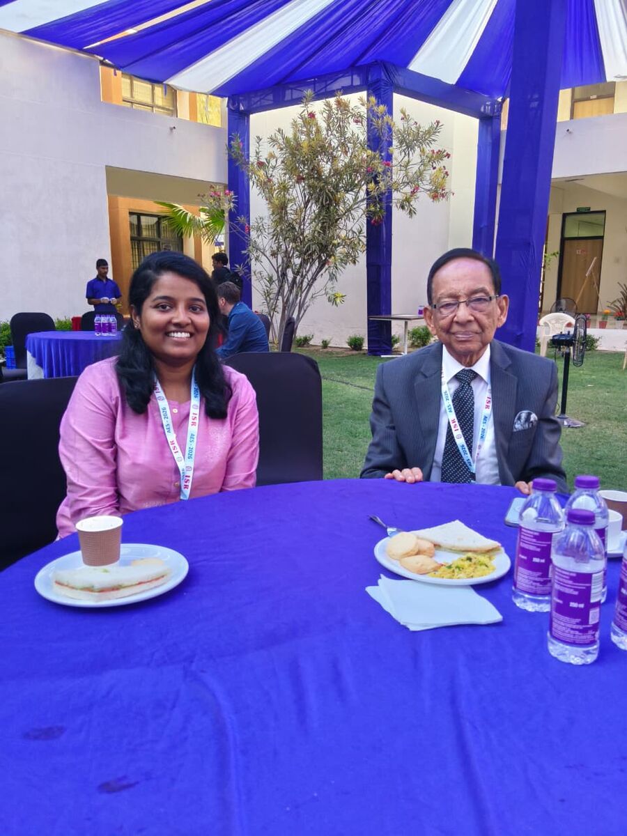 At a conference