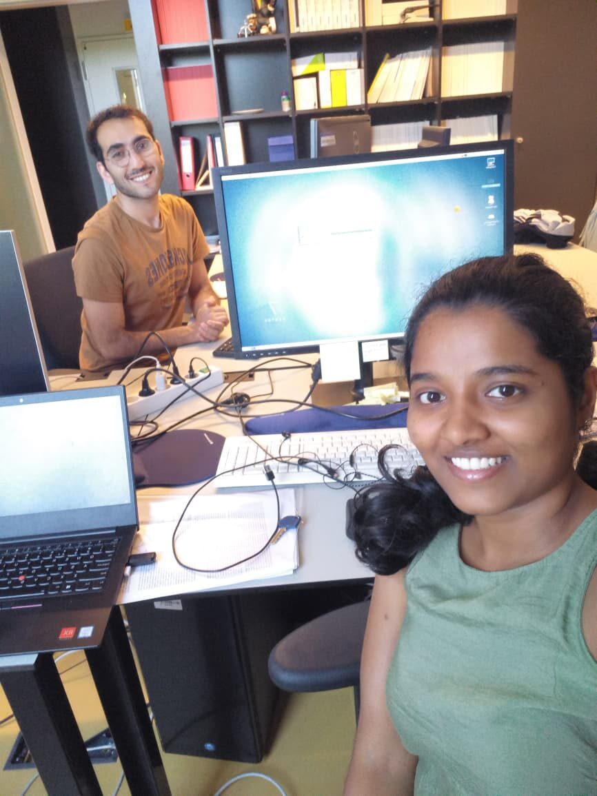 Working at the institute